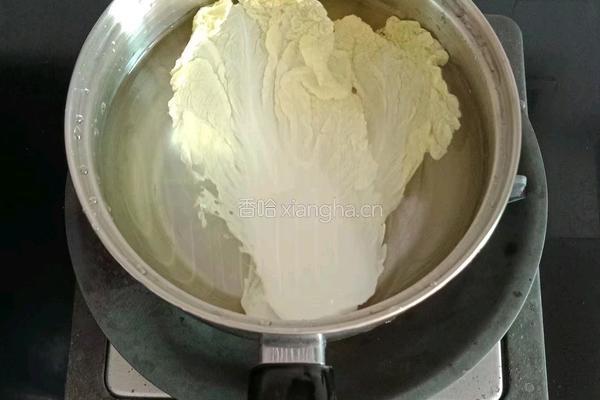 娃娃菜鲜虾粥 (宝宝辅食）的做法图解3