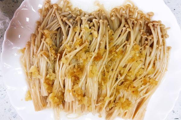 蒜茸金针菇的做法图解8
