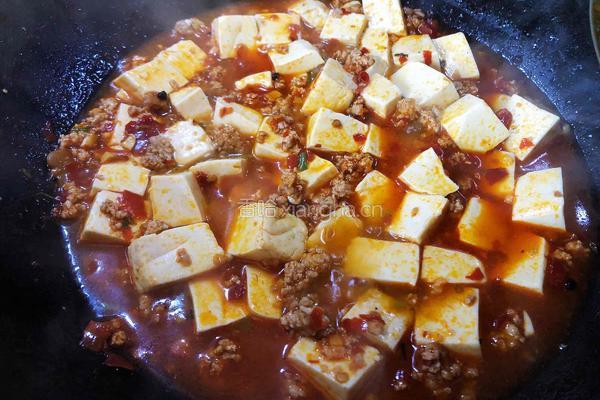 麻婆豆腐的做法图解11