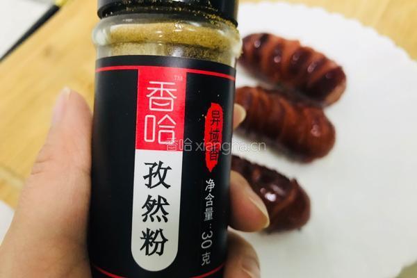 烧烤味香肠的做法图解5