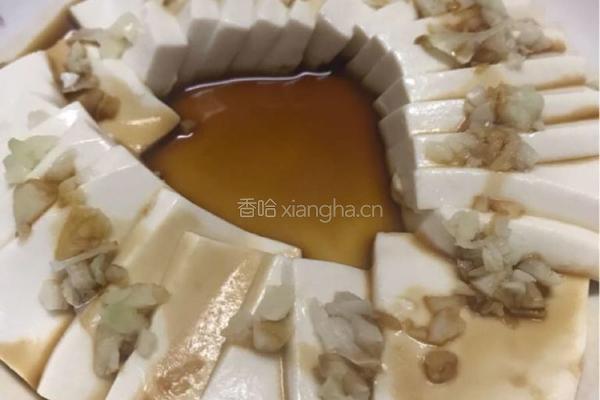 雪花豆腐的做法图解2