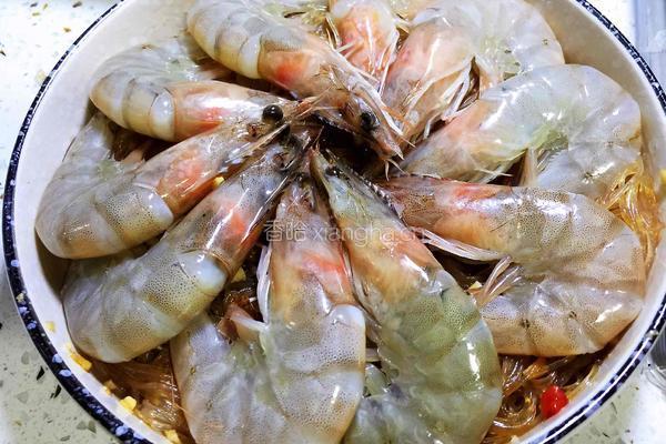 蒜蓉粉丝蒸虾的做法图解21
