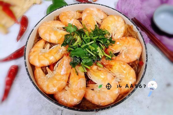 蒜蓉粉丝蒸虾的做法图解25