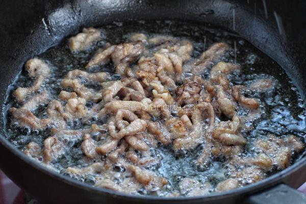 蒜苔肉丝炒面的做法图解5