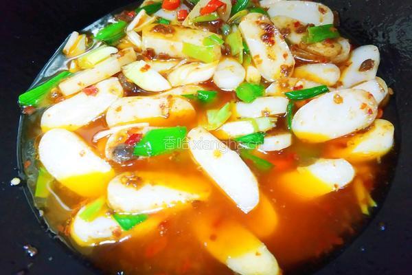 白菜辣炒年糕的做法图解9