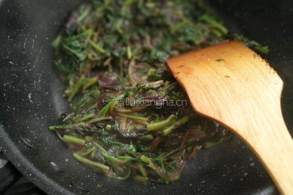 素炒红苋菜的做法图解7