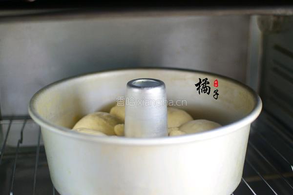 蜜豆花形面包的做法图解7