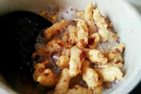 炸里脊肉的做法图解10