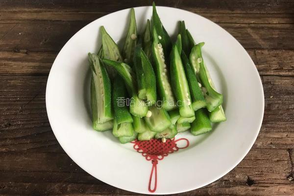 剁椒蒜蓉秋葵的做法图解6