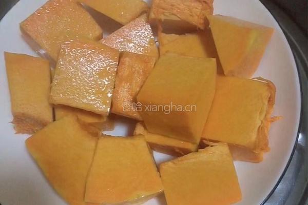 南瓜小米发面饼的做法图解1