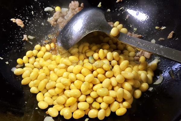 肉末炒黄豆的做法图解9