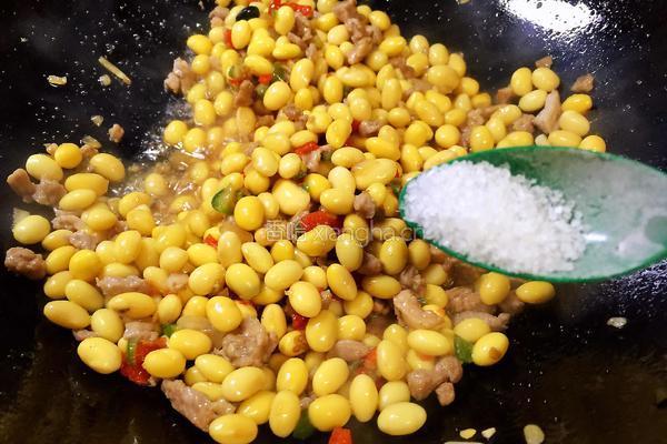 肉末炒黄豆的做法图解11
