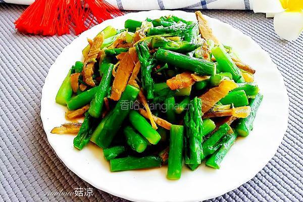 腊肉芦笋的做法图解13