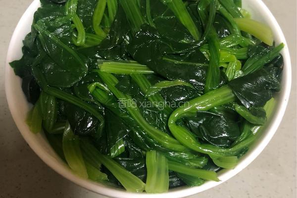 粤式－姜汁菠菜的做法图解5