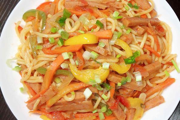 五彩炒拉面