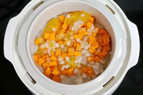 金桔雪梨南瓜粥 (宝宝辅食）的做法图解10