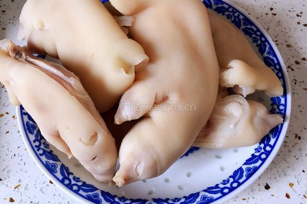 杀猪菜之猪蹄冻的做法图解3