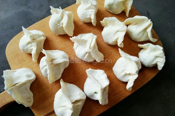 茼蒿虾仁水饺的做法图解12