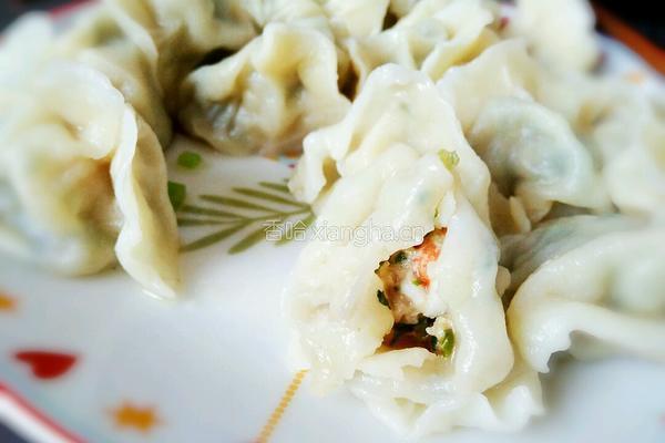 茼蒿虾仁水饺的做法图解14