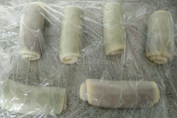 多彩麻薯蛋黄酥的做法图解11