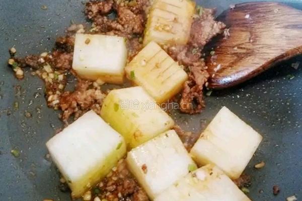 红烧肉末冬瓜的做法图解5