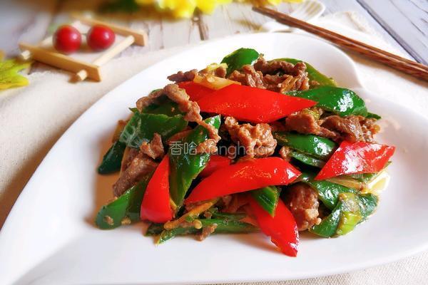 青椒牛柳的做法图解1