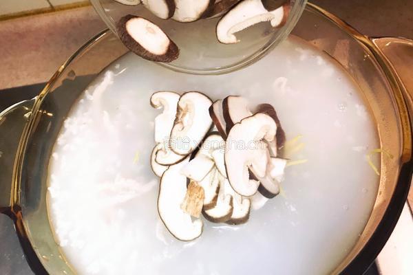 粤式-香菇瘦肉粥的做法图解12