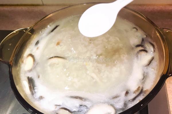 粤式-香菇瘦肉粥的做法图解13