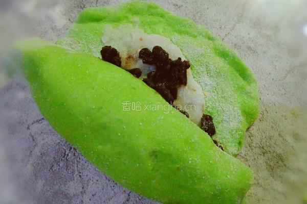抹茶蜜豆麻薯软欧的做法图解11