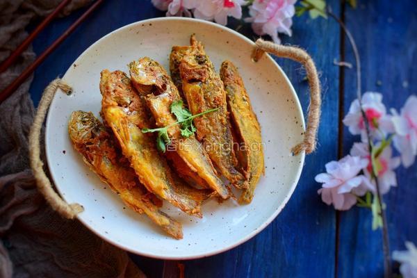 干炸黄花鱼的做法图解9