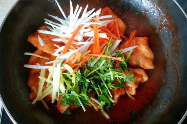 锅包肉的做法图解7
