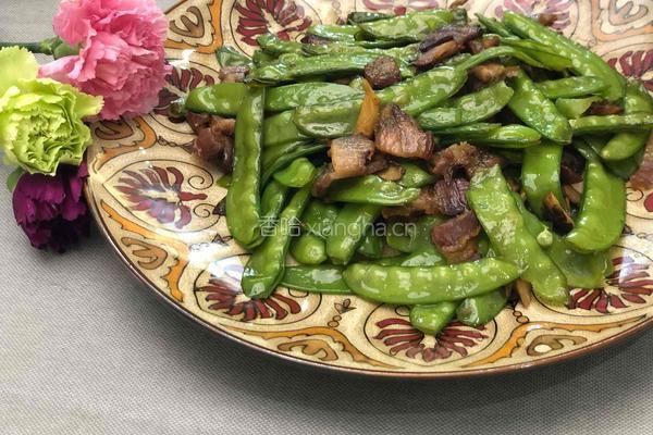 粤式－荷兰豆香菇炒腊肉的做法图解10