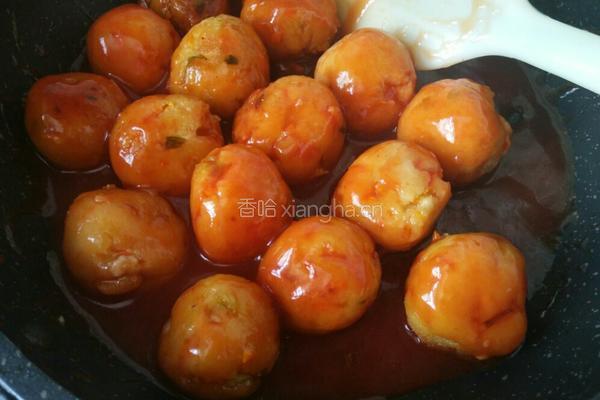 糖醋豆腐丸子的做法图解11
