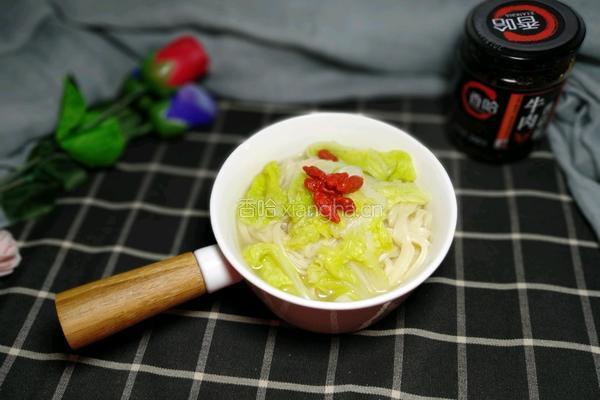 白菜素面的做法图解9