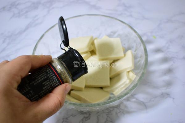 香煎千叶豆腐的做法图解3