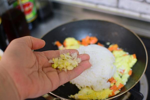 黄瓜蛋炒饭的做法图解10