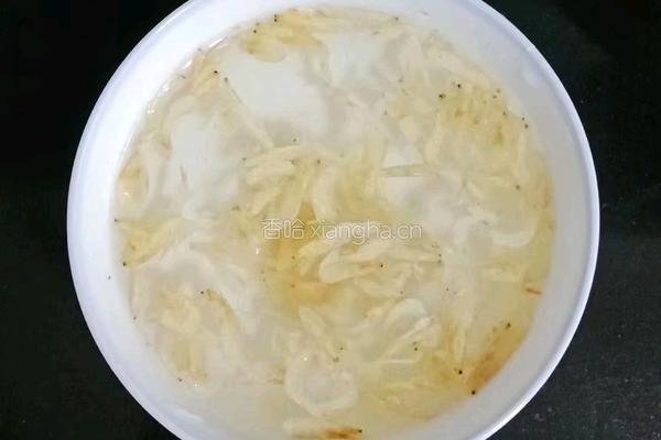 米饭鸡蛋羹 (宝宝辅食）的做法图解1