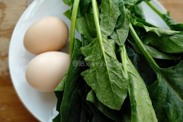 菠菜蛋汤的做法图解1