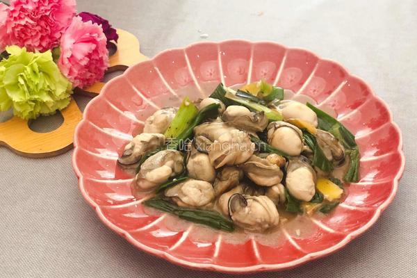 粤式－蒜苗炒生蚝的做法图解9