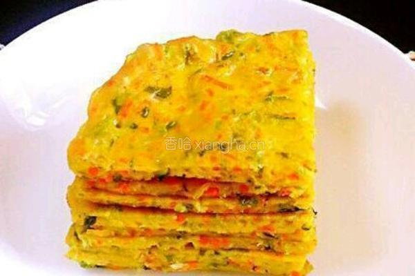 蔬菜鸡蛋饼的做法图解8