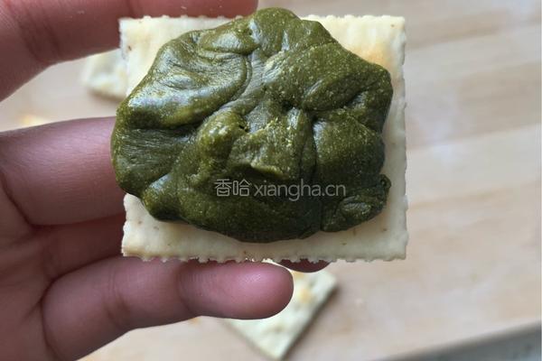 抹茶牛扎饼干的做法图解8