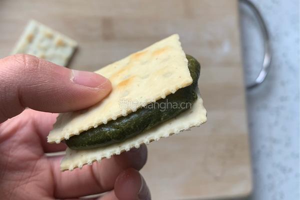 抹茶牛扎饼干的做法图解9