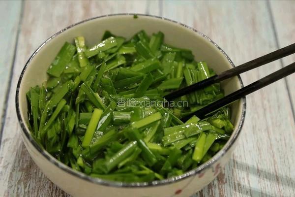 韭菜炒鸡蛋的做法图解4
