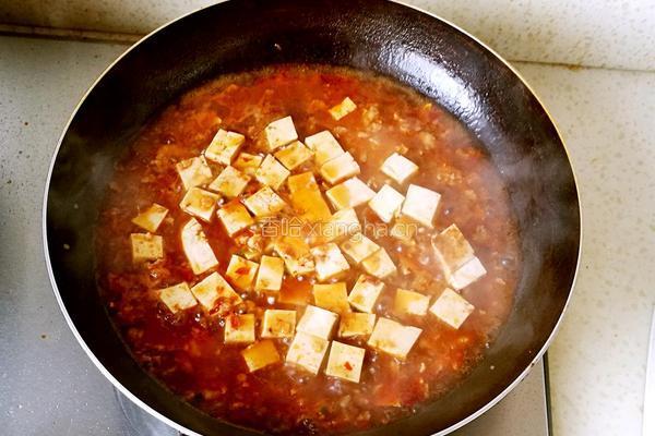 麻婆豆腐的做法图解8