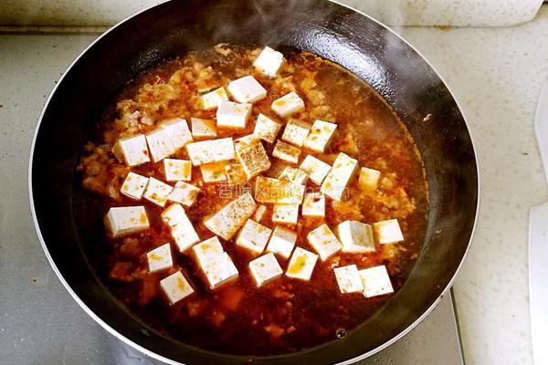 麻婆豆腐的做法图解7