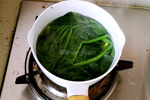菠菜豆腐饺子的做法图解2