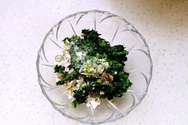 菠菜豆腐饺子的做法图解7