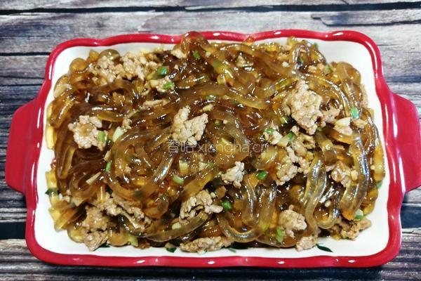 ＃河北＃肉沫粉条（蚂蚁上树）的做法图解10