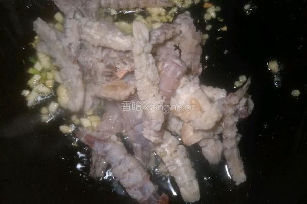 黄瓜鸡蛋炒皮皮虾肉的做法图解5