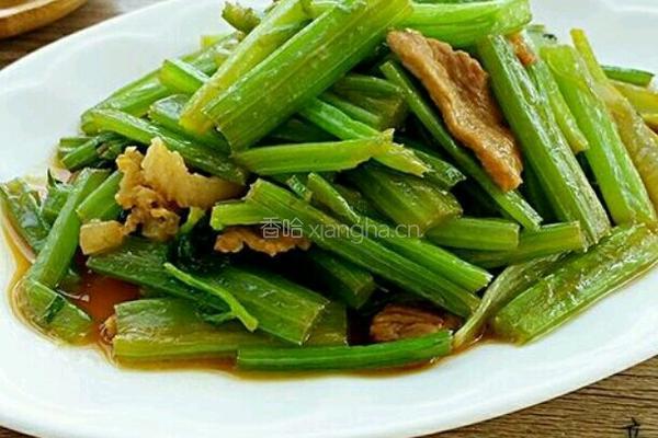 芹菜炒肉的做法图解6